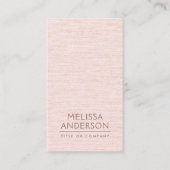 Verticale minimalistisch professionele dubbelblind visitekaartje (Voorkant)