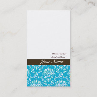 Verticale mod-oproepkaart contactkaartje