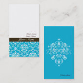 Verticale mod-oproepkaart contactkaartje (Voorkant / Achterkant)