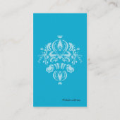 Verticale mod-oproepkaart contactkaartje (Achterkant)