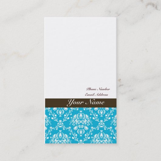 Verticale mod-oproepkaart contactkaartje (Voorkant)