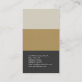 Verticale moderne pastelkleuren, professioneel, ee visitekaartje (Achterkant)