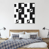 Verticale modules | Modern Canvas Afdruk (Insitu (Slaapkamer))