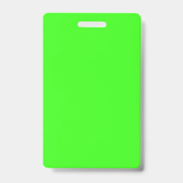 Verticale Neon Groene Badge – Aanpasbaar