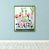 Verticale opstelling canvas afdruk (Insitu (Houten vloer))