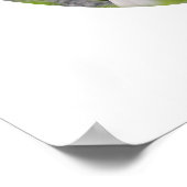 Verticale ovale vorm trouwfoto poster (Hoek)