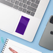 Verticale Paarse Ruis Vinyl Sticker – Aanpasbaar (Laptop met iPhone)