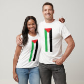 Verticale Palestijnse vlag T-shirt (Unisex)
