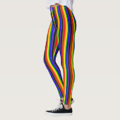 Verticale Philadephia Regenboog Pride Vlag Leggings (Links)