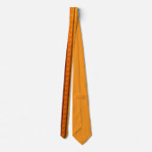 Verticale plastic bakstenen Oranje Stropdas (Achterkant)