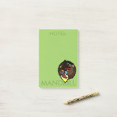 VERTICALE POST-IT-NOTEPAD MANDRILL POST-IT® NOTES (Op bureau)