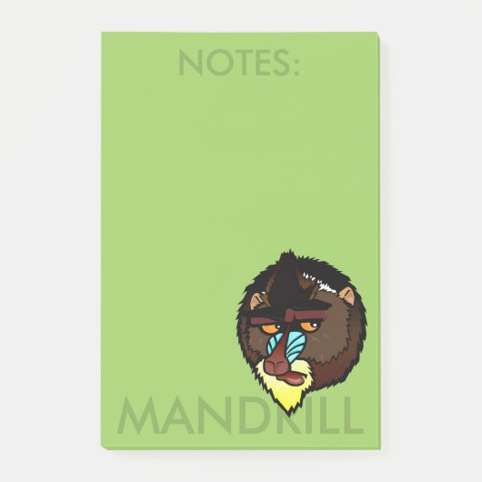 VERTICALE POST-IT-NOTEPAD MANDRILL POST-IT® NOTES (Voorkant)