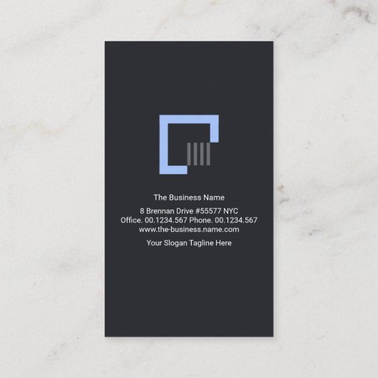 Verticale Red Re-Bar Lines Structurele Engineer Visitekaartje (Achterkant)