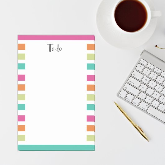 verticale regenboog strepen, kleurrijke retro-mult post-it® notes