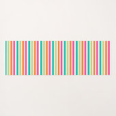 verticale regenboog strepen, kleurrijke retro-mult yogamat (Achterkant (horizontaal))