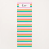 verticale regenboog strepen, kleurrijke retro-mult yogamat (Voorkant)