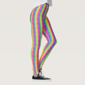 Verticale regenboogstreep All-Over-Print Leggings (Rechts)
