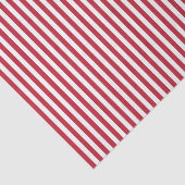 Verticale Rode en Witte Candy Cane Strepen Kerstmi Tissuepapier (Detail)