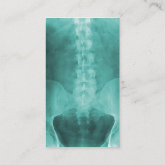 Verticale röntgenfoto's Visitekaartjes (Achterkant)