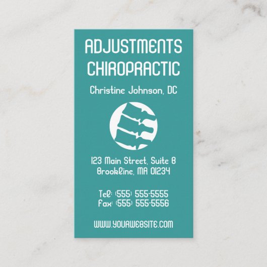 Verticale röntgenfoto's Visitekaartjes (Voorkant)