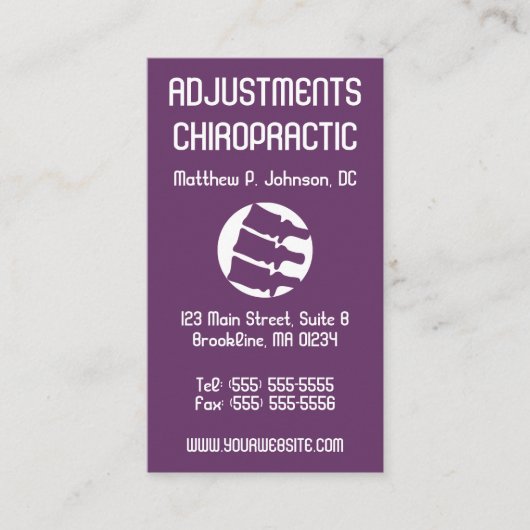 Verticale röntgenfoto's Visitekaartjes (Voorkant)