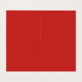 Verticale Rood Trendy Minimalist Eenvoudig legant Visitekaartje (Binnenkant ongevouwen)