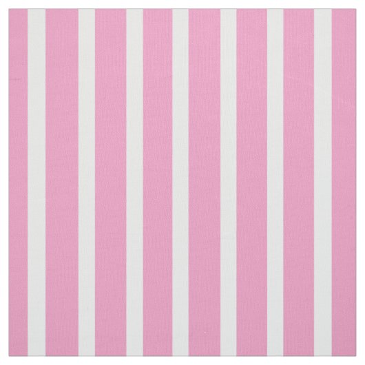 Verticale roze en witte striped verbinding stof (Swatch)