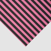 Verticale roze en zwarte strepen tissuepapier (Detail)