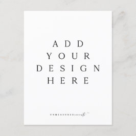 Verticale RSVP-kaarten/-behuizingen Kaart