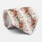 Verticale schikking van wilde bloemen stropdas (Opgerold)