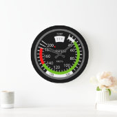 Verticale snelheidsindicator Pilot Aviation Geek Grote Klok (Huis)