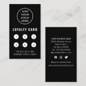 Verticale sociale media Professional Business Logo Klantenkaartje (Voorkant / Achterkant)