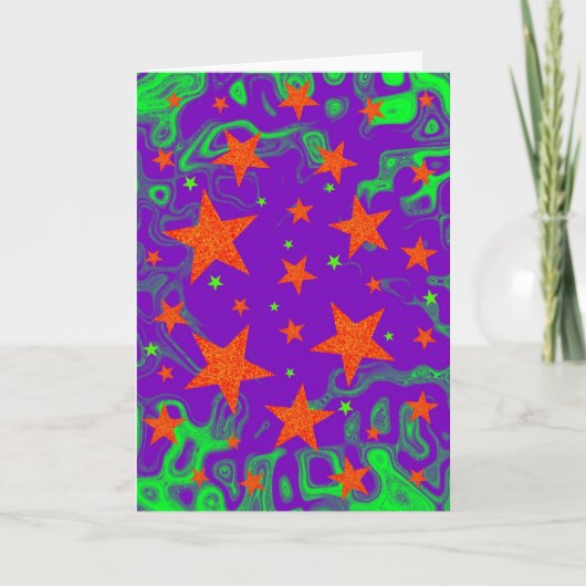 Verticale spellbound greetcard kaart (Voorkant)