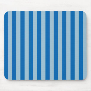 Verticale streep van elektroblauw limonade en aqua muismat