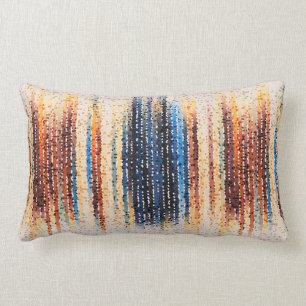 Verticale strepen, abstract, kleurrijk, modern kussen