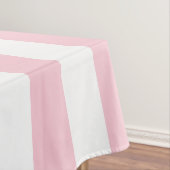 Verticale strepen Baby roze en witte strepen Tafelkleed (Voorbeeld)