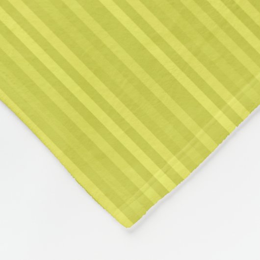 Verticale strepen Chartreuse Geel Groen Fleece Deken (Hoek)