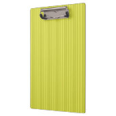 Verticale Strepen Chartreuse Geel Groen Klembord (Links)