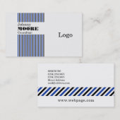 Verticale strepen maken moderne minimale visitekaartje (Voorkant / Achterkant)