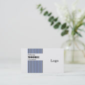 Verticale strepen maken moderne minimale visitekaartje (Staand voorkant)