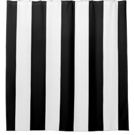 Verticale strepen met zwart en wit, gordijn