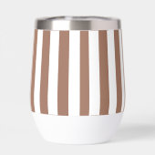  Verticale Strepen Mocha Mousse Wit (Achterkant)