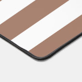  Verticale Strepen Mocha Mousse Wit Bureaumat (Hoek)