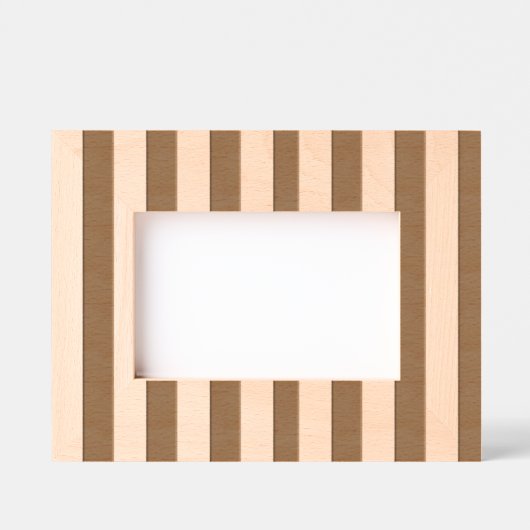 Verticale Strepen Mocha Mousse Wit Gegraveerde Lijstjes (Voorkant)