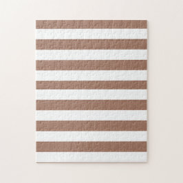 Verticale Strepen Mocha Mousse Wit Legpuzzel