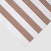 Verticale Strepen Mocha Mousse Wit Tissuepapier (Detail)