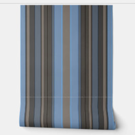 Verticale strepen Modern Eenvoudig Bruin & Stoffig Behang