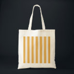 Verticale strepen Mosterdgeel en wit gestreept Tote Bag<br><div class="desc">Vertical Stripes - mosterdgeel en crème wit gestreept patroon.</div>