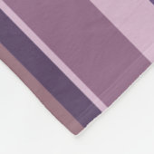 Verticale strepen nabootsen fleece deken (Hoek)