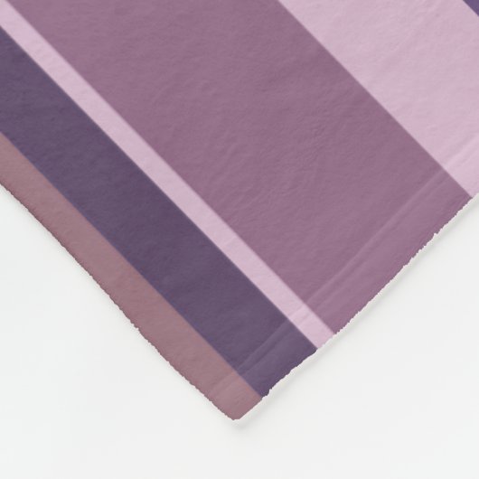 Verticale strepen nabootsen fleece deken (Hoek)